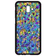 Чехол на смартфон Galaxy J6 Plus 2018, "Плиточный мотив" Узор Мрамор Utaupia