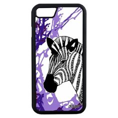 Чехол на смартфон Apple iPhone 8, "Зебра" Horse Африка Utaupia