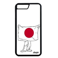 Чехол на смартфон Apple iPhone 7 Plus, "Флаг Японии с руками" Патриот Государственный Utaupia