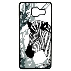 Чехол на смартфон Galaxy A3 2016, "Зебра" Лошадь Африка Utaupia