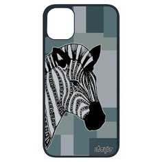 Чехол на смартфон iPhone 11 pro, "Зебра" Zebra Африка Utaupia
