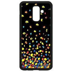 Чехол на смартфон Samsung Galaxy A6 Plus 2018, "Снег" Лепестки Конфетти Utaupia
