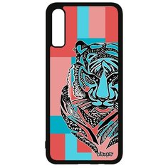 Чехол на смартфон Samsung Galaxy A70, "Тигр" Tiger Хищник Utaupia
