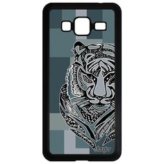 Чехол на смартфон Galaxy J3 2016, "Тигр" Tiger Тайга Utaupia