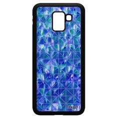 Чехол на смартфон Galaxy J6 2018, "Плиточный мотив" Мрамор Текстура Utaupia