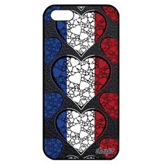 Чехол на смартфон Apple iPhone 5 5S SE, "Флаг Голландии с сердцем" Государственный Патриот Utaupia