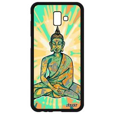 Чехол на смартфон Galaxy J6 Plus 2018, "Будда" Азия Индия Utaupia