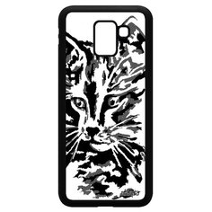 Чехол на смартфон Самсунг Галакси J6 2018 уникальный дизайн Котенок Милый Пушистый Utaupia