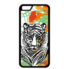 Чехол на смартфон Apple iPhone 6 6S, "Тигр" Охота Африка Utaupia