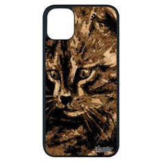 Чехол на смартфон iPhone 11 pro max уникальный дизайн Котенок Маленький Тигристый Utaupia
