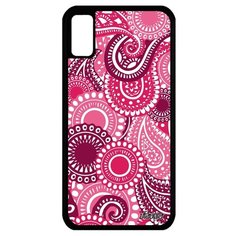 Чехол на смартфон Apple iPhone X, "Кружевной узор" Орнамент Цветочный Utaupia