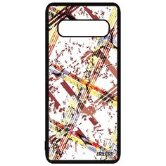 Чехол на смартфон Samsung Galaxy S10 уникальный дизайн Тартан плитка Клетка Диагональ Utaupia