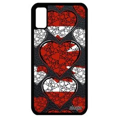 Чехол на смартфон Apple iPhone X, "Флаг Канады с сердцем" Путешествие Государственный Utaupia