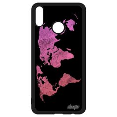 Чехол на смартфон Honor 8X оригинальный дизайн Карта мира Земля Планета Utaupia