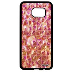 Чехол на смартфон Galaxy S7 Edge, "Плиточный мотив" Квадрат Треугольник Utaupia
