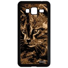 Чехол на смартфон Samsung Galaxy J3 2016 оригинальный дизайн Котенок Бенгальский Зверь Utaupia