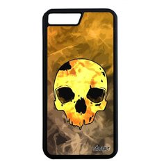 Чехол на смартфон iPhone 8 Плюс уникальный дизайн Череп Хэллоуин Скелет Utaupia