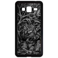 Чехол для смартфона Самсунг Галакси J3 2016 оригинальный дизайн Взгляд Картина Стрит-арт Utaupia