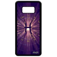 Чехол на смартфон Samsung Galaxy S8 оригинальный дизайн Гороскоп Зодиак Каллиграфия Utaupia