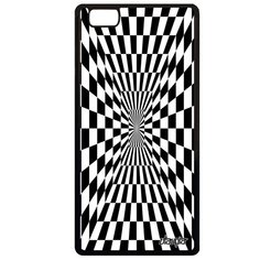 Чехол для Huawei P8 Lite 2015 французский дизайн Иллюзия шахмат Зеркало Графика Utaupia