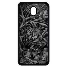 Чехол для Galaxy J7 2017 оригинальный дизайн Взгляд Картина Женский Utaupia