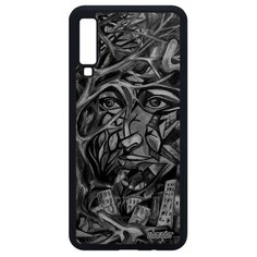 Чехол на Samsung Galaxy A7 2018 уникальный дизайн Взгляд Картина Абстракция Utaupia