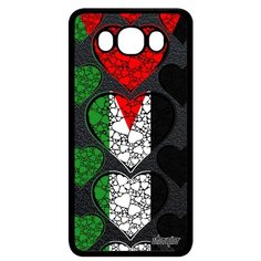 Чехол на смартфон Samsung Galaxy J7 2016, "Флаг Палестины с сердцем" Страна Патриот Utaupia