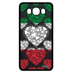 Чехол на смартфон Galaxy J7 2016, "Флаг Италии с сердцем" Государственный Путешествие Utaupia