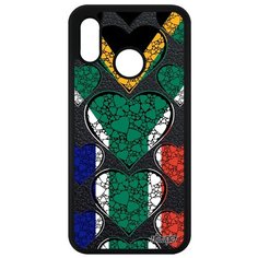 Чехол на смартфон P20 Lite, "Флаг Южной Африки с сердцем" Страна Туризм Utaupia