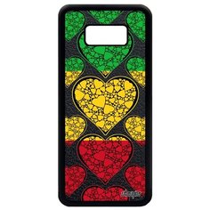 Чехол на смартфон Galaxy S8 Plus, "Флаг Мали с сердцем" Патриот Путешествие Utaupia