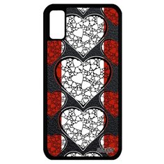 Чехол на смартфон iPhone XS, "Флаг Австрии с сердцем" Страна Туризм Utaupia