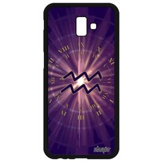 Чехол на смартфон Самсунг Галакси J6 Плюс 2018 французский дизайн Гороскоп Зодиак Zodiac Utaupia