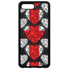 Чехол на смартфон Honor 10, "Флаг Англии с сердцем" Страна Любовь Utaupia