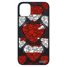Чехол на смартфон Apple iPhone 11 pro max, "Флаг Канады с сердцем" Государственный Туризм Utaupia
