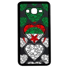 Чехол на смартфон Samsung Galaxy Grand Prime, "Флаг Алжира с сердцем" Патриот Страна Utaupia