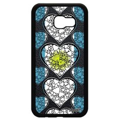 Чехол на смартфон Samsung Galaxy A5 2017, "Флаг Аргентины с сердцем" Туризм Страна Utaupia