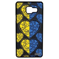 Чехол на смартфон Samsung Galaxy A3 2016, "Флаг Украины с сердцем" Любовь Государственный Utaupia
