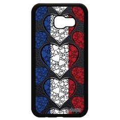 Чехол на смартфон Samsung Galaxy A5 2017, "Флаг Голландии с сердцем" Любовь Путешествие Utaupia