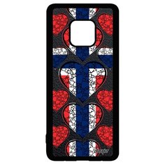 Чехол на смартфон Mate 20 Pro, "Флаг Норвегии с сердцем" Путешествие Государственный Utaupia