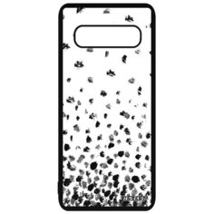 Чехол на смартфон Samsung Galaxy S10 Plus, "Снег" Кружочки Конфетти Utaupia