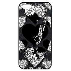 Чехол на смартфон Apple iPhone 5 5S SE, "Флаг Корсики с сердцем" Патриот Любовь Utaupia