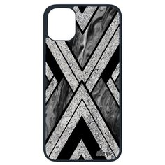 Чехол на смартфон iPhone 11 pro уникальный дизайн Х-орнамент Рельеф Геометрический Utaupia