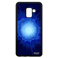 Чехол на смартфон Самсунг Галакси A8 2018 французский дизайн Большой взрыв Солнце Волны Utaupia
