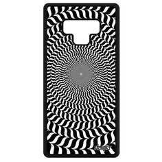 Чехол на смартфон Samsung Galaxy Note 9 оригинальный дизайн Иллюзия круга Движение Эффект Utaupia