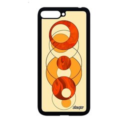 Чехол на смартфон Хуавей Y6 2018 оригинальный дизайн Круги Рисунок Сфера Utaupia