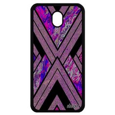 Чехол на смартфон Самсунг Галакси J7 2017 французский дизайн Х-орнамент Типи Иллюзия Utaupia