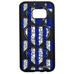 Чехол на смартфон Samsung Galaxy S7, "Флаг Греции с сердцем" Любовь Путешествие Utaupia
