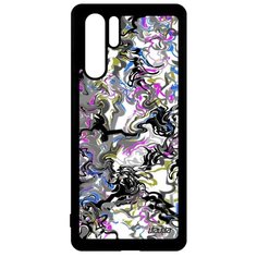 Чехол на смартфон Huawei P30 Pro уникальный дизайн Мраморный фон Текстура Узор Utaupia