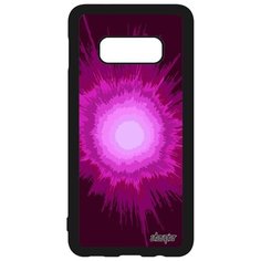 Чехол на смартфон Самсунг Галакси S10Е оригинальный дизайн Большой взрыв Волны Галактика Utaupia
