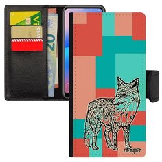 Чехол-книжка на смартфон Samsung Galaxy S8 французский дизайн Лиса Хитрая Коварная Utaupia